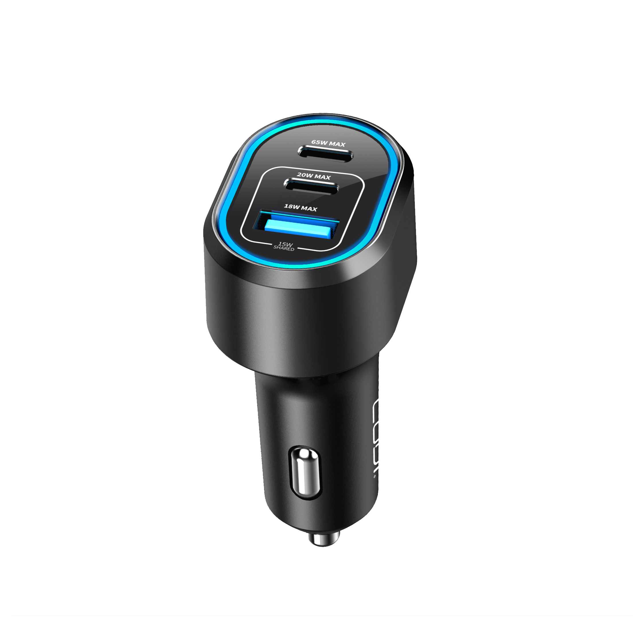 65W Triple Port Car Charger - Image 2